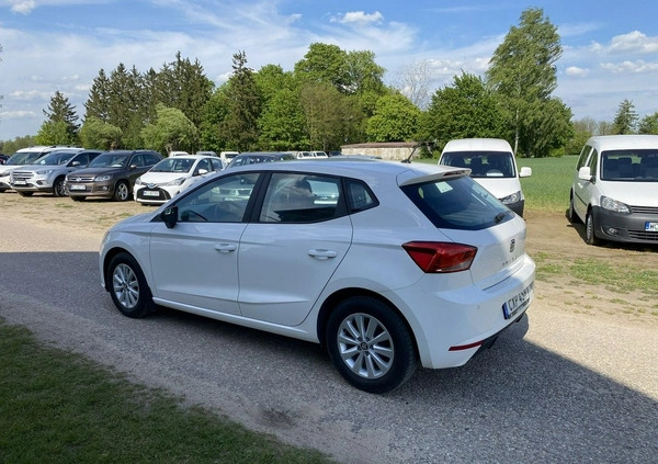 Seat Ibiza cena 56457 przebieg: 15610, rok produkcji 2019 z Rydułtowy małe 596